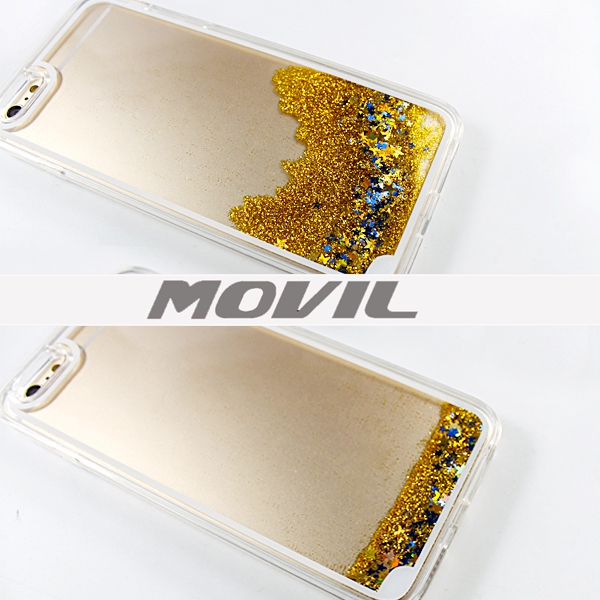 NP-2453 Arenas movedizas Bling Bling Star funda para Apple iPhone 6-7